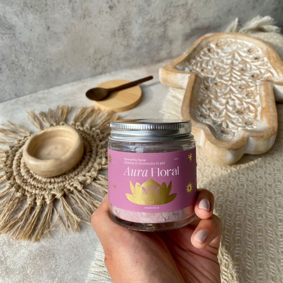 Mascarilla Aura Floral: Ilumina y Desintoxica la piel UMHANA