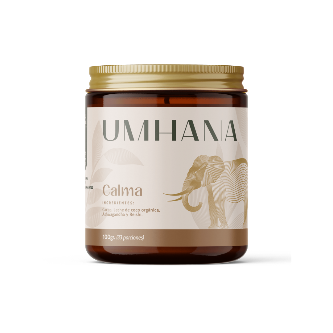 Calma: Mezcla de adaptógenos para el estrés, ansiedad e insomnio UMHANA | Mezclas a base de Plantas & Adaptógenos
