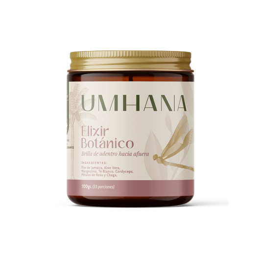 Elixir Botánico: Mezcla para estimular el colágeno en la piel UMHANA | Mezclas a base de Plantas & Adaptógenos