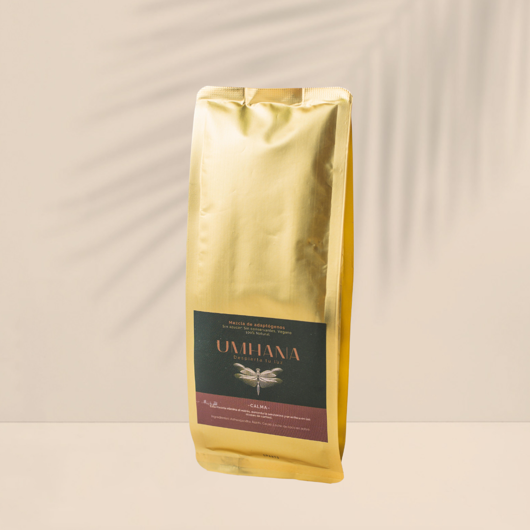 Calma: Mezcla de adaptógenos para el estrés, ansiedad e insomnio UMHANA | Mezclas a base de Plantas & Adaptógenos